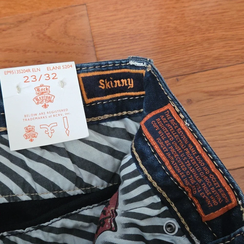 Rock Revival Women's Jeans 23x 32. New W TAGS - Picture 4 of 11